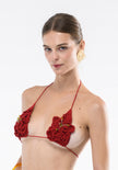 WILD BLOOM CROCHET ROUGE TOP