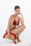 WILD BLOOM CROCHET ROUGE TOP