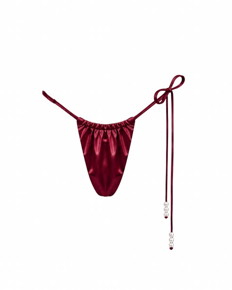 BABY PEARL MERLOT| IVORY BOTTOM