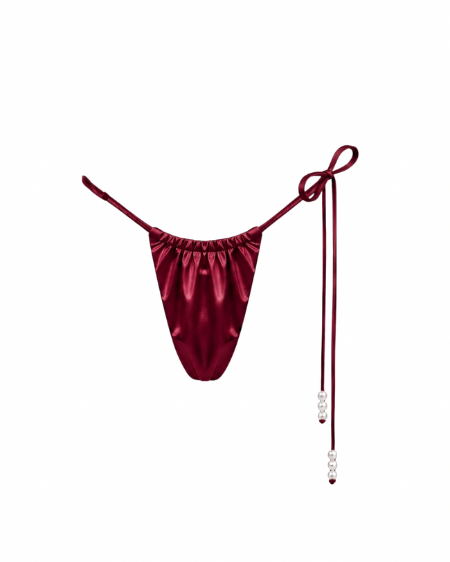 BABY PEARL MERLOT| IVORY BOTTOM